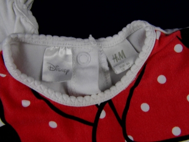 Stretchshirt Gr. 86 H&M weiß mit Micky Disney