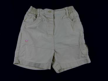 Sommershorts Gr. 80 C&A creme mit Vöglein