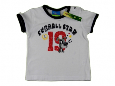 T-Shirt Gr. 86 Topolino weiß/schwarz  Fußball Star