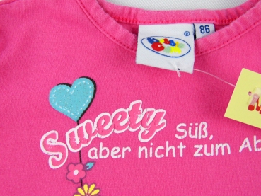 T-Shirt Gr. 74 AWG pink  mit Glitzerherz