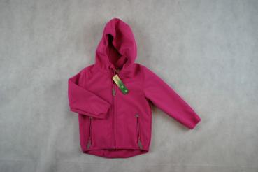 Softshelljacke Gr. 86 Topomini pink einfarbig *Zwillinge*