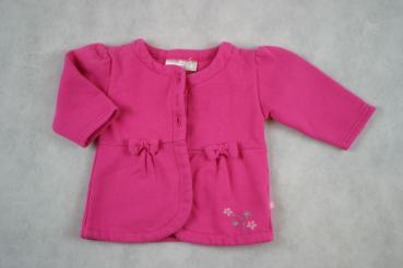 Sweatjacke Gr. 56/62 pink mit Schleifchen