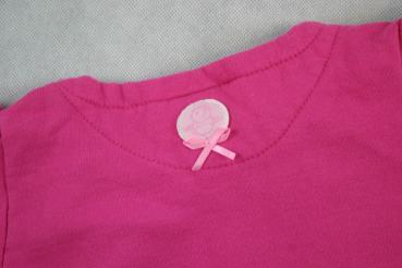 Sweatjacke Gr. 56/62 pink mit Schleifchen