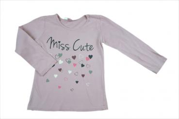 Langarmshirt Gr. 92/98 Takko flieder Miss Cute