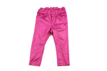 Stoffhose Gr. 80/86 H&M pink Glanzstoff