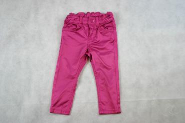 Stoffhose Gr. 80/86 H&M pink Glanzstoff