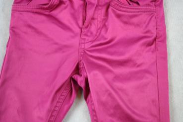 Stoffhose Gr. 80/86 H&M pink Glanzstoff