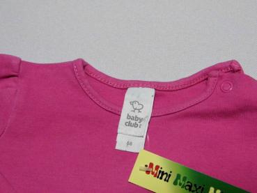 Langarmshirt Gr. 68 C&A pink Kultmotiv