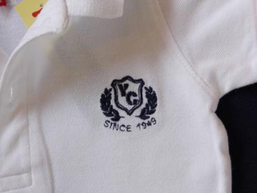 Poloshirt Gr. 74/80 KANZ weiß