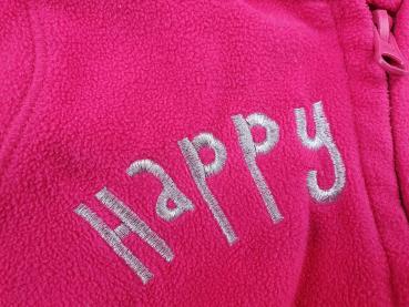 Fleecejacke Gr. 80/86 C&A pink – Happy Smile