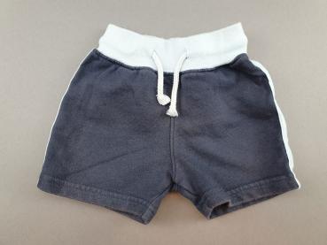 kurze Sweathose Gr. 62 H&M dunkel/hellblau