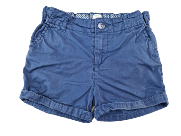 Sommerhose Gr. 92 H&M dunkelblau kurz Umschlag