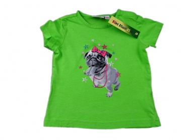 T-Shirt Gr. 74/80 Aldi grün mit Hündchen