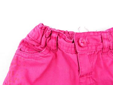 Sommerjeans Gr. 68/74 pink mit Glitzerpunkten