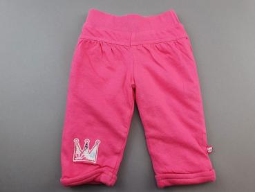 wattierte Hose Gr. 62/68 B.d.Bär pink mit Krone