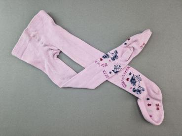 Strumpfhose Gr. 86 rosa mit Pferdchen