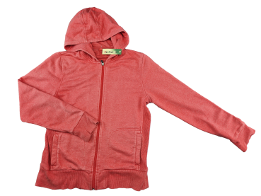 Sweatjacke Gr. 40 Esprit rot/rosa mit Kaputze