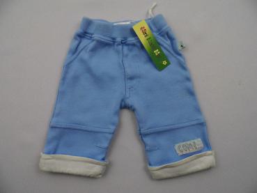 Stoffhose Gr. 50 blau/weiß umgekrempelt