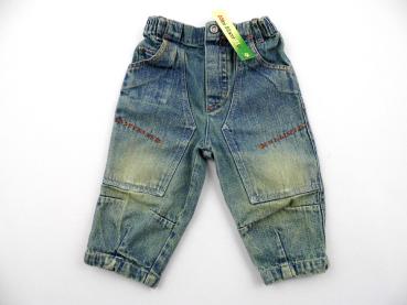 Jeanshose Gr. 68/74 C&A dreckiges Blau