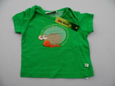 T-Shirt Gr. 50/56 okay grün mit Schnecke