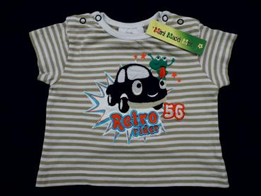 T-Shirt Gr. 56 Topomini beige geringelt mit Auto