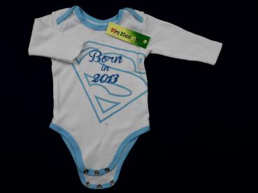 Langarmbody Gr. 62 Superbaby Kultmotiv