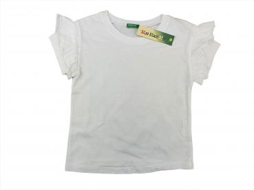 T-Shirt Gr. 92/98 benetton weiß mit Flügelärmeln