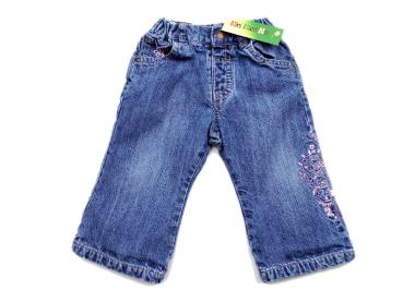 Thermojeans Gr. 68/74 Staccato mit Blumenstickerei