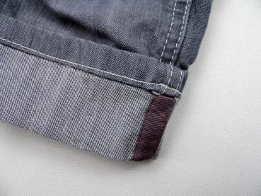 Thermojeans Gr. 74 H&M grau mit flieder Futter und Umschlag