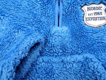 Kuschelpullover Gr. 74/80 Aldi blau Fleece * Zwillinge *