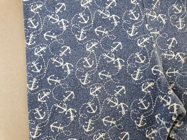 Leggins Gr. 74 C&A blau mit Ankern