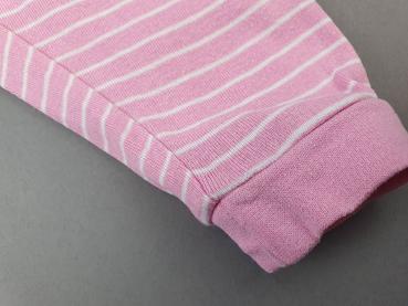 Bequemhose Gr. 74/80 rosa mit weißen Streifen