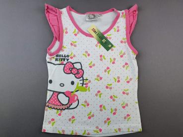 Flügelshirt Gr. 92/98 Hello Kitty weiß/rosa