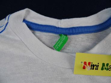 T-Shirt Gr. 104 und Gr. 134 Benetton weiß Roads