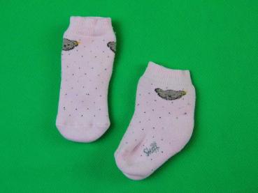 Thermosocken 10cm Gr. 16-18 rosa mit Teddy