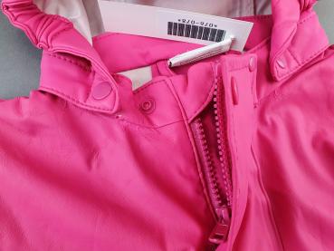 Regenjacke Gr. 86/92 Lego pink mit Reflektoren