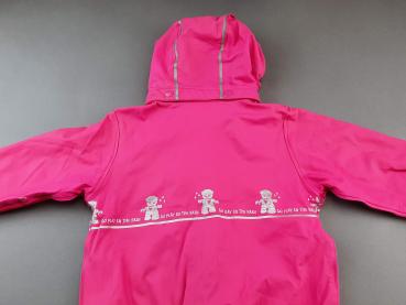 Regenjacke Gr. 86/92 Lego pink mit Reflektoren