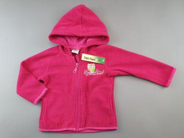 Fleecejacke Gr. 74/80 Aldi pink mit Eule