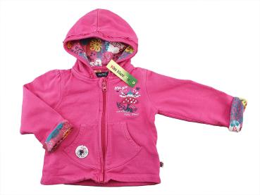 Sweatjacke Gr. 80 blue seven pink Magic forest