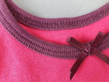 Unterhemd Gr. 86-92 pink mit Aufdruck