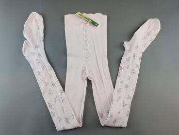 Strumpfhose Gr. 128/134 Falke rosa mit Blumen