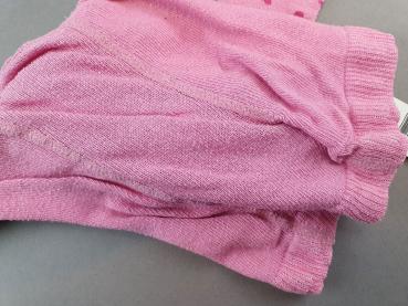 Strumpfhose Gr. 74/80 rosa mit Punkten