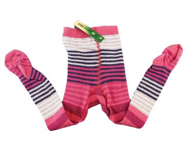 Strumpfhose Gr. 74/80 Jako-o pink/rosa geringelt