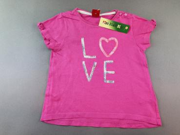 T-Shirt Gr. 80/86 s.Oliver pink Pailletten – Love