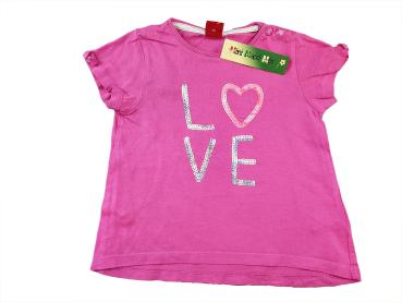 T-Shirt Gr. 80/86 s.Oliver pink Pailletten – Love