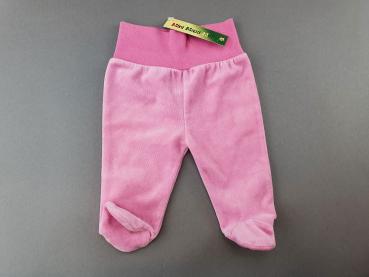 Samthose Gr. 56 C&A rosa mit Füßchen und Bequembund