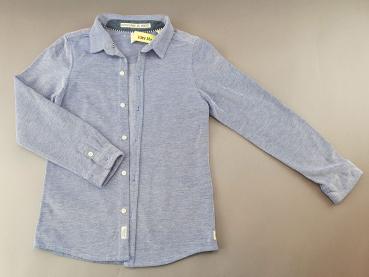 schickes Langarmhemd Gr. 122/128 Scotch & Soda blau/weiß meliert