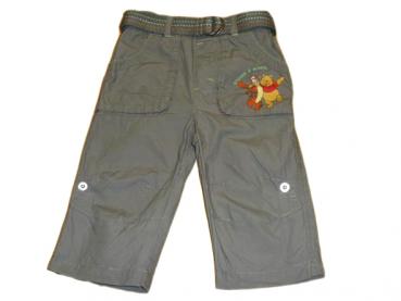 Sommerhose Gr. 68 C&A oliv Disney Winnie Pooh (auch als kurze Hose verwendbar)