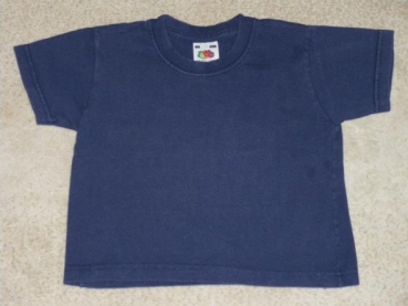 T-Shirt Gr. 74/80 Fruit of the Loom dunkelblau