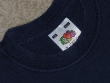 T-Shirt Gr. 74/80 Fruit of the Loom dunkelblau